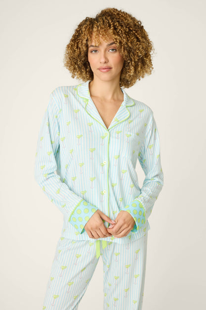 Playful Prints Salty Cadillac Long Sleeve Top