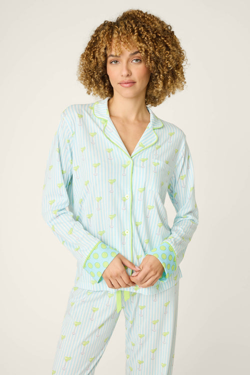 Playful Prints Salty Cadillac Long Sleeve Top