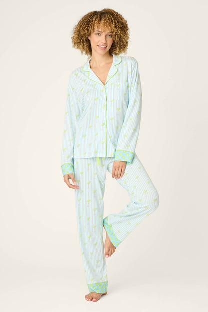 Playful Prints Salty Cadillac Long Sleeve Top