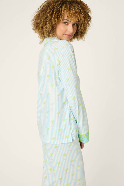Playful Prints Salty Cadillac Long Sleeve Top