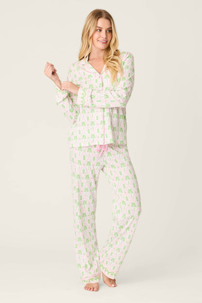 Playful Prints Island Time Open Leg PJ Pants