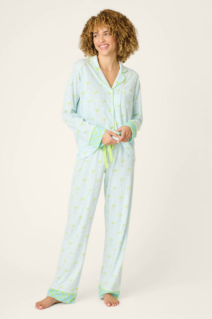 Playful Prints Salty Cadillac Open Leg PJ Pants