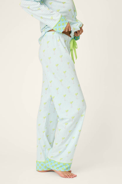 Playful Prints Salty Cadillac Open Leg PJ Pants