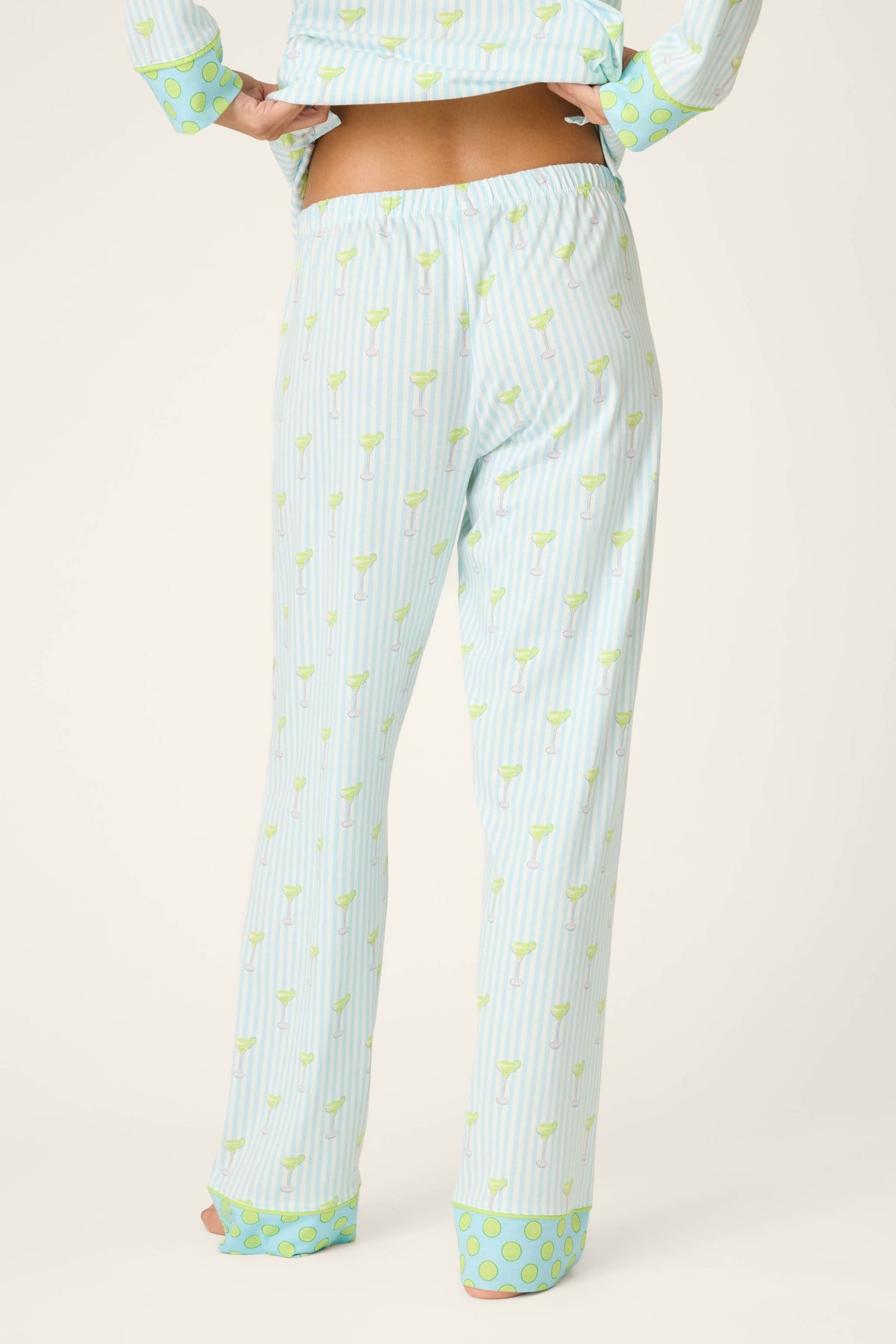 Playful Prints Salty Cadillac Open Leg PJ Pants