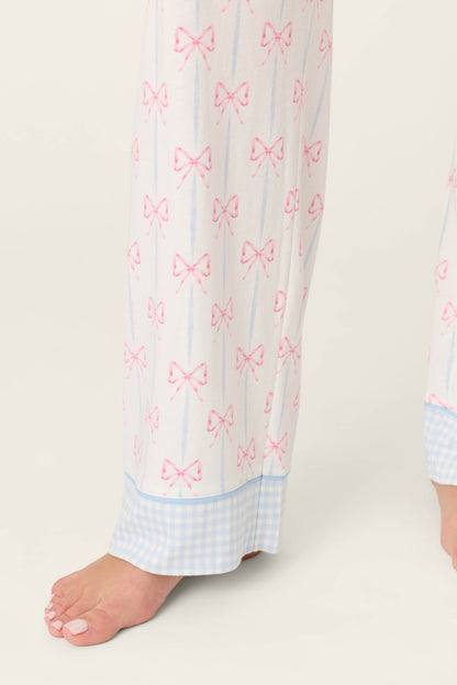 Playful Prints All Wrapped Up Open Leg PJ Pants
