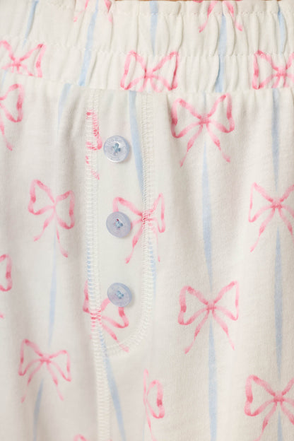 Playful Prints All Wrapped Up Short PJ Set