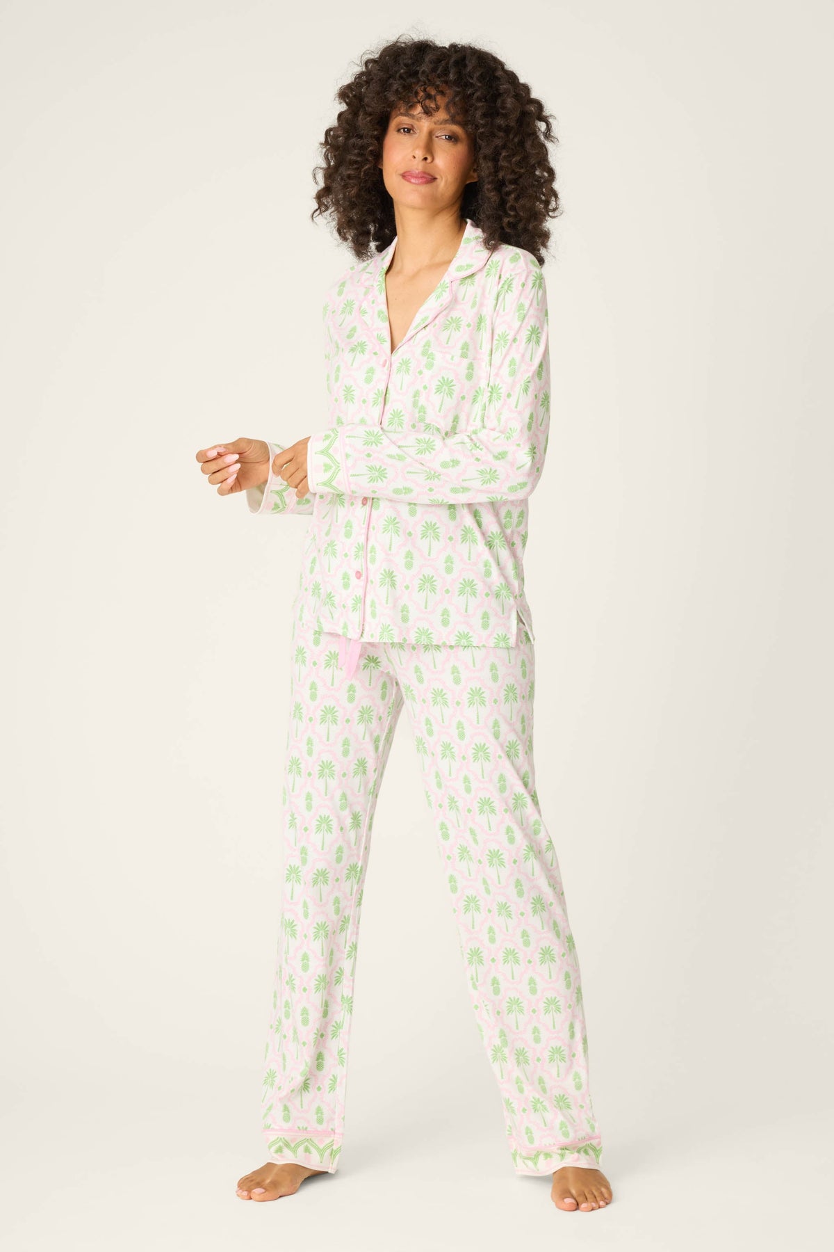 Playful Prints Island Time Long PJ Set