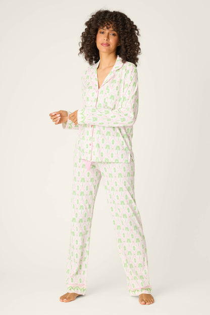 Playful Prints Island Time Long PJ Set
