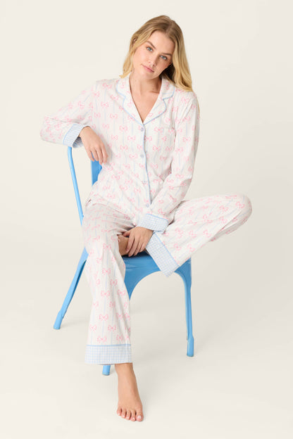 Playful Prints All Wrapped Up Long PJ Set