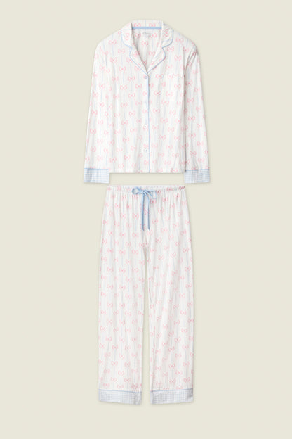 Playful Prints All Wrapped Up Long PJ Set