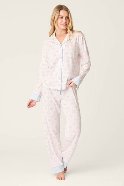 Playful Prints All Wrapped Up Long PJ Set