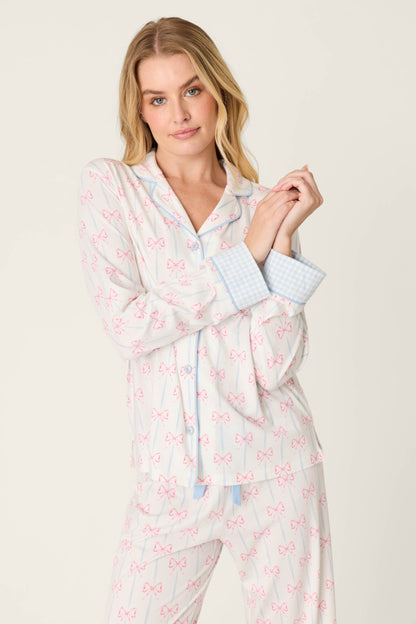 Playful Prints All Wrapped Up Long PJ Set