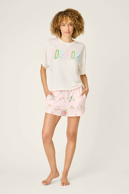 Pupcation Palms Sunnies & Sunshine PJ Shorts