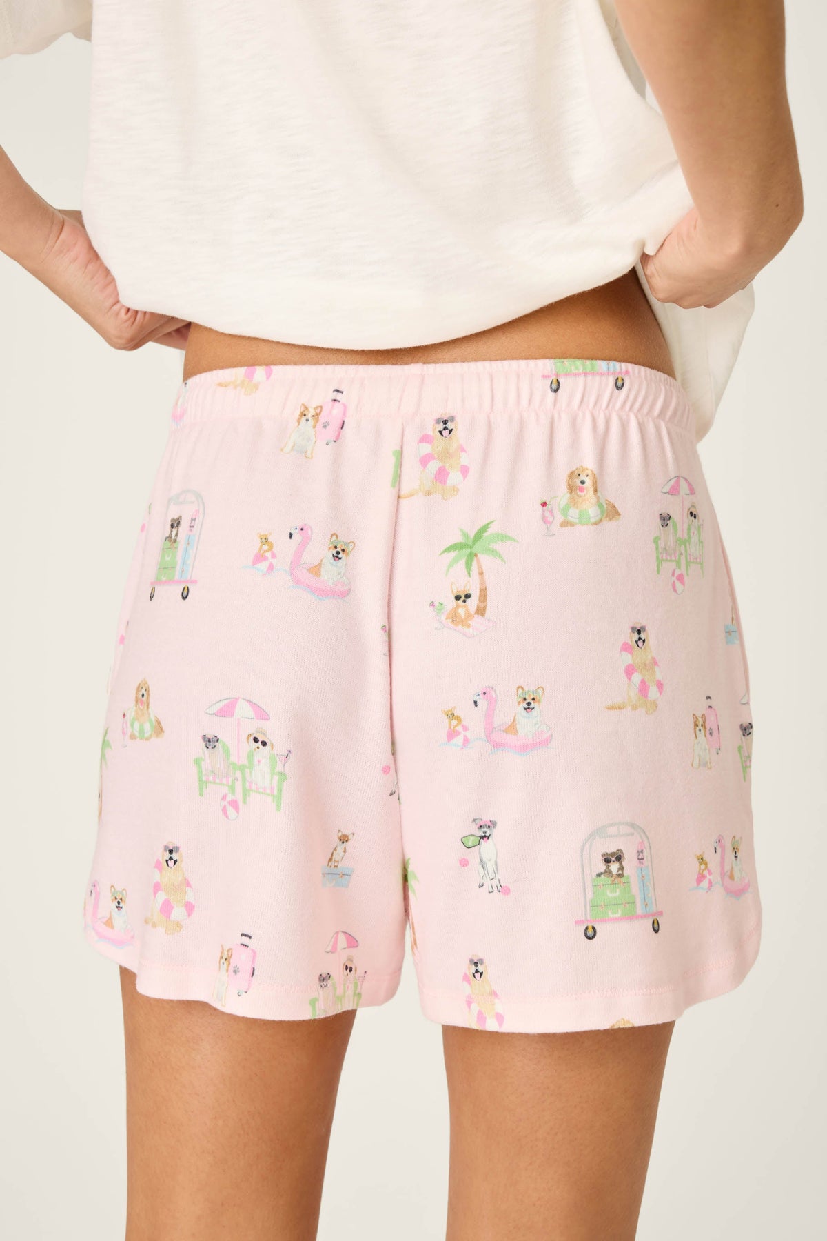 Pupcation Palms Sunnies & Sunshine PJ Shorts