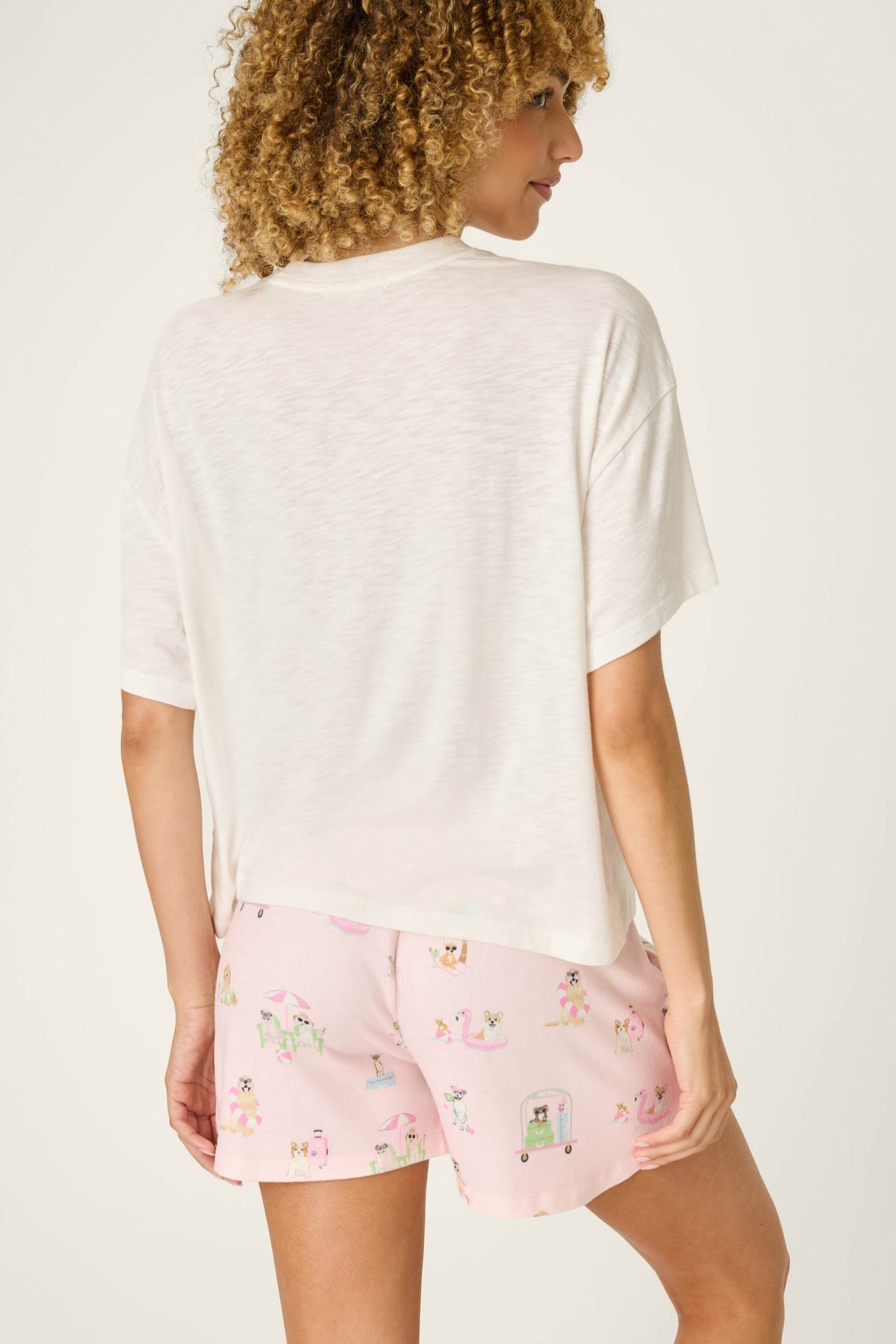 Pupcation Palms Dog Mom Graphic Tee