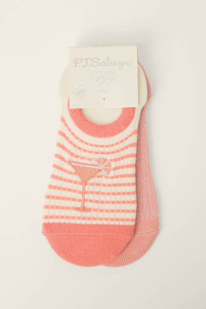 Paloma Mama Sweet Sips 2-Pack No Show Sock Liners