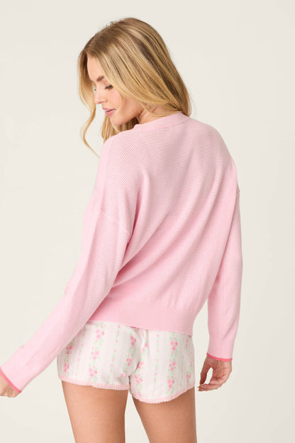 Roses Are Pink Rosé All Day Snuggle Sweater