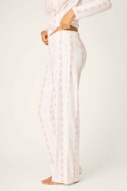 Roses Are Pink Petal Dream Pointelle Open Leg Pants