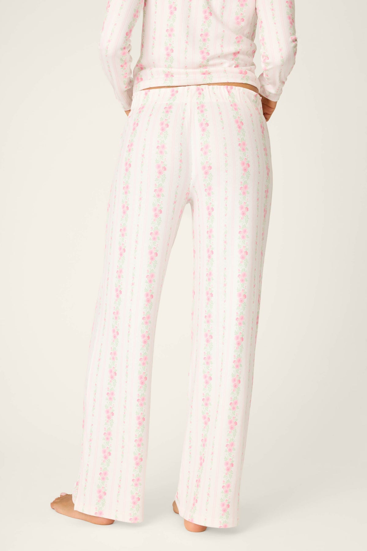 Roses Are Pink Petal Dream Pointelle Open Leg Pants