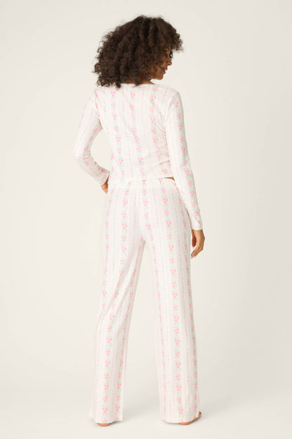 Roses Are Pink Petal Dream Pointelle PJ Set