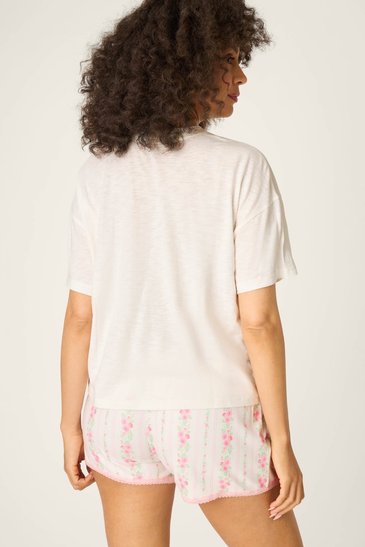 Roses Are Pink Heart Bloom Graphic T-Shirt