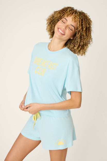 Breakfast Club Graphic Print Softee Set