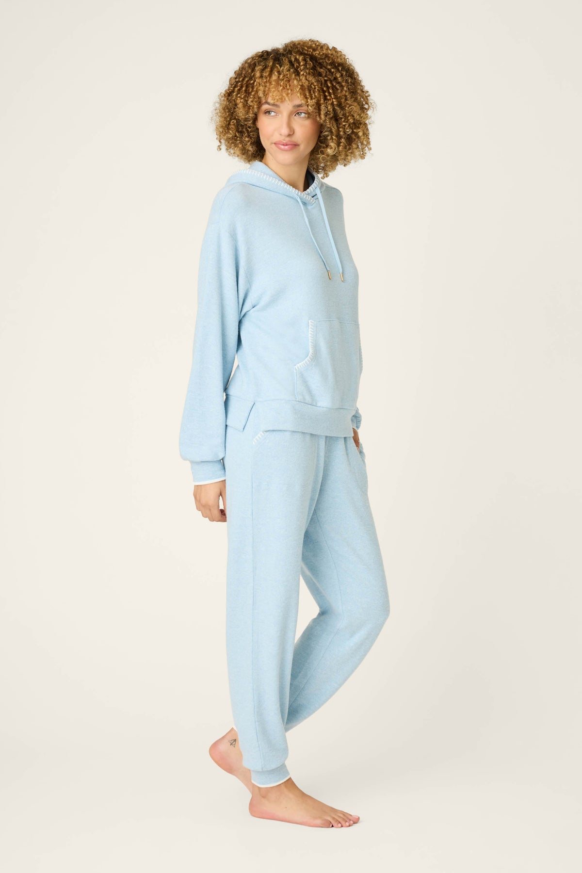 Western Blooms Dream Blue Lounge Set