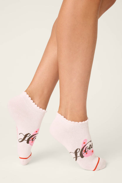 Western Blooms 3-Pack Ankle Socks