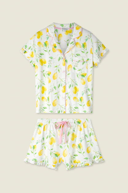 La Dolce Spritz Lemon Zest Short PJ Set