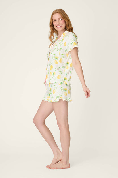 La Dolce Spritz Lemon Zest Short PJ Set