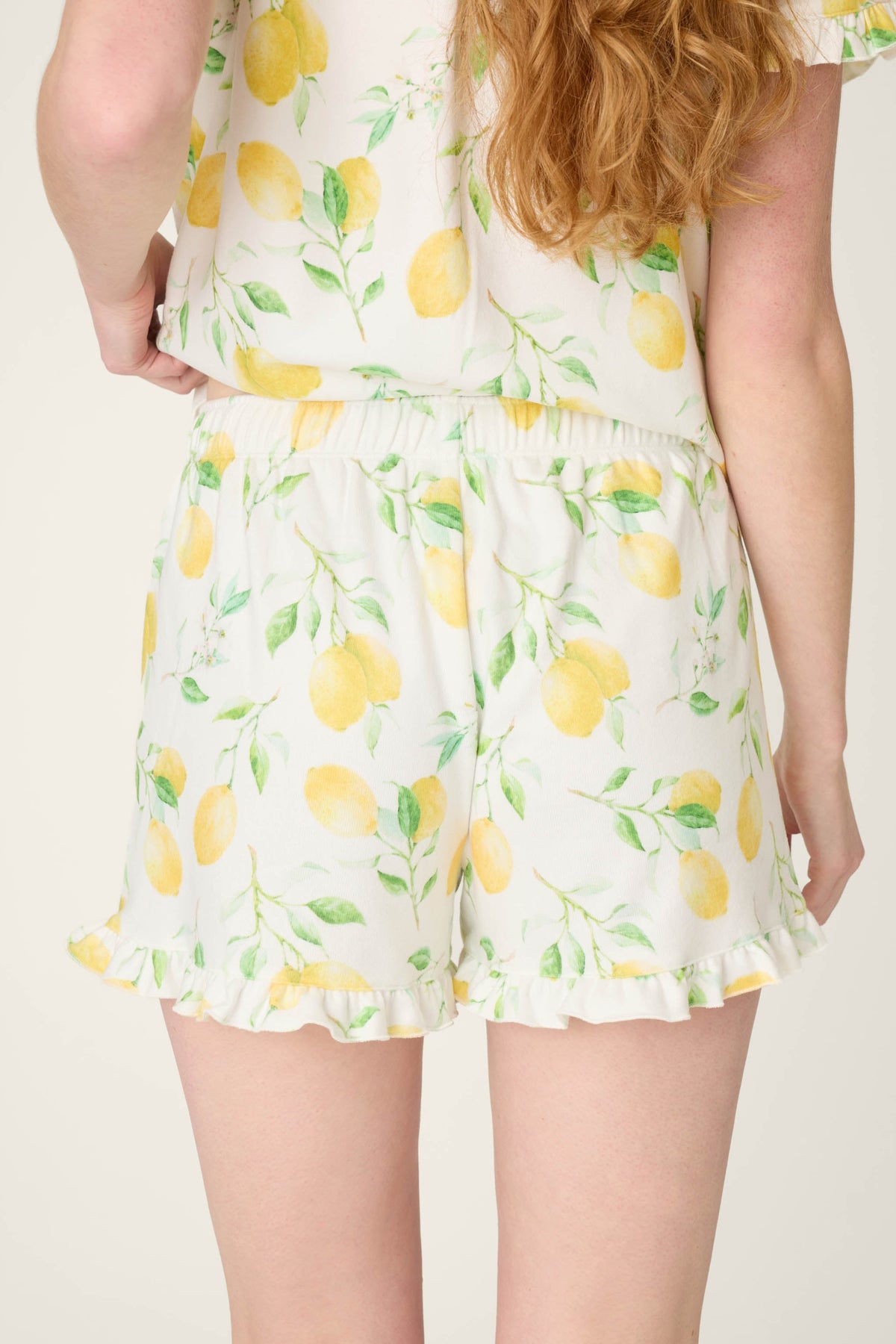 La Dolce Spritz Lemon Zest Sleep Shorts