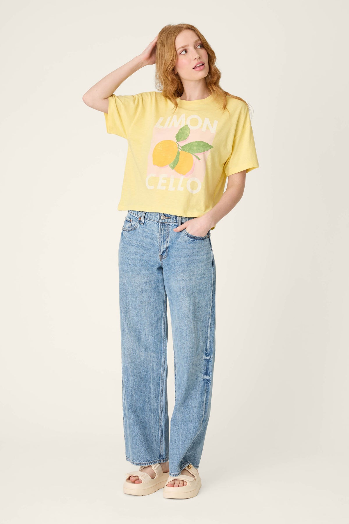 La Dolce Spritz Limoncello Graphic Print T-Shirt