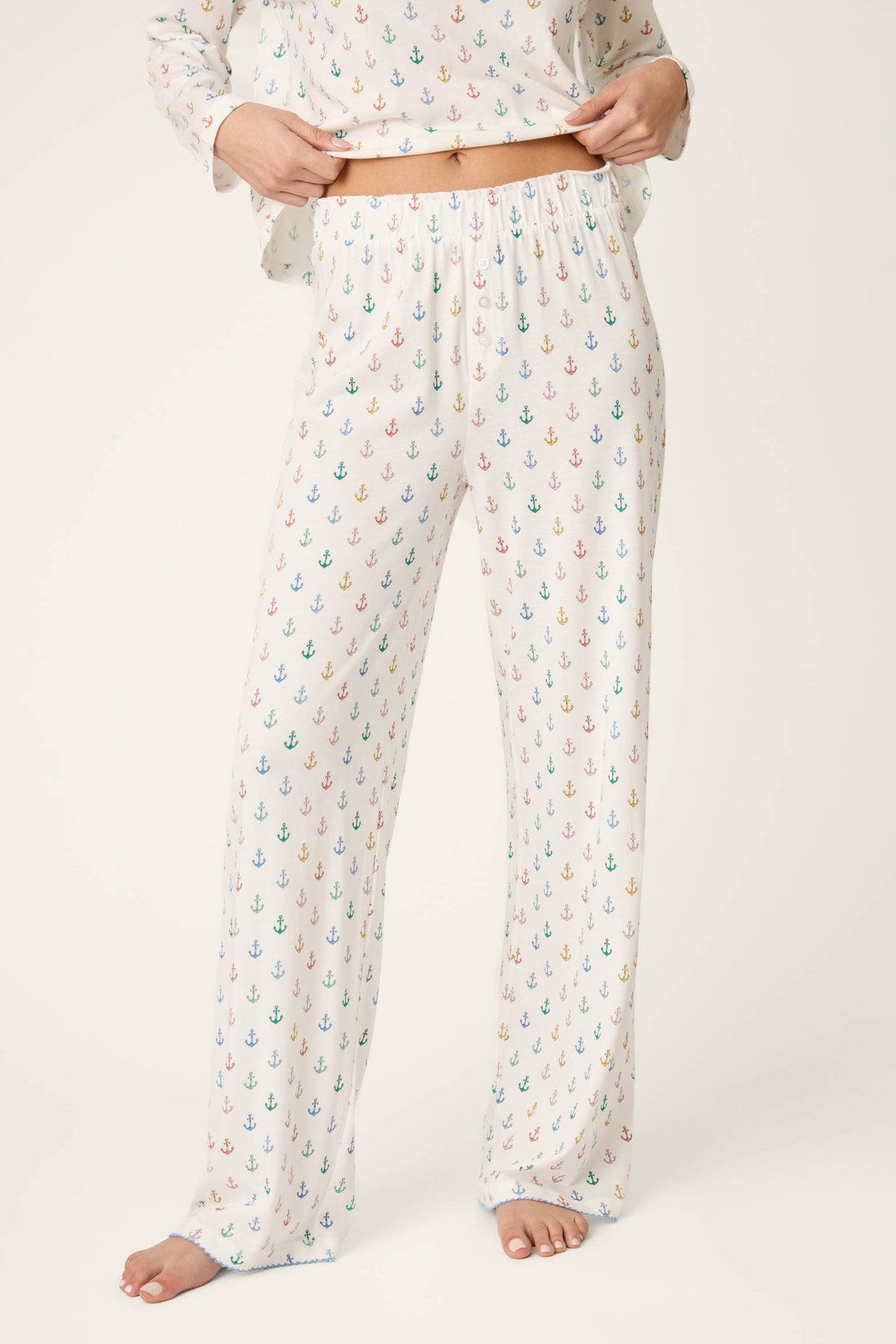 Meet Me By The Sea Anchors Aweigh Pajama Pants