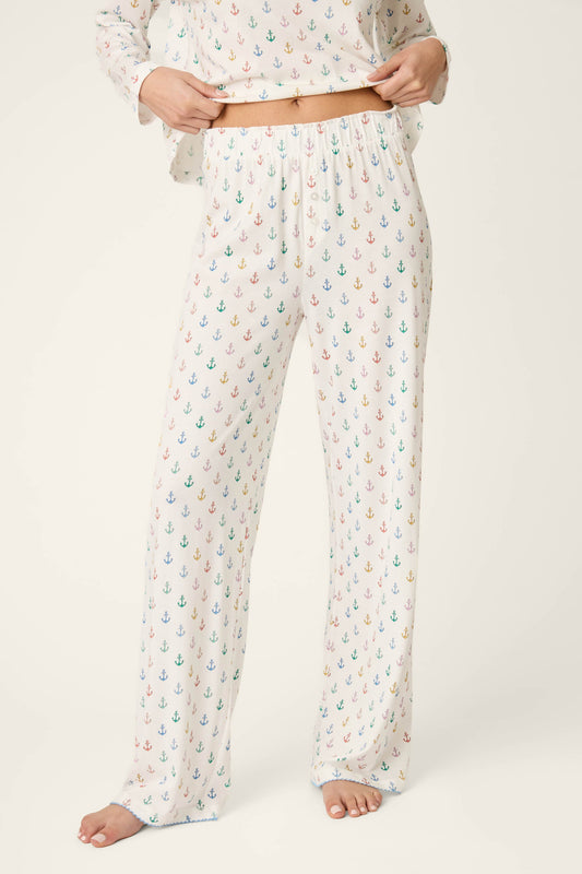Meet Me By The Sea Anchors Aweigh Pajama Pants