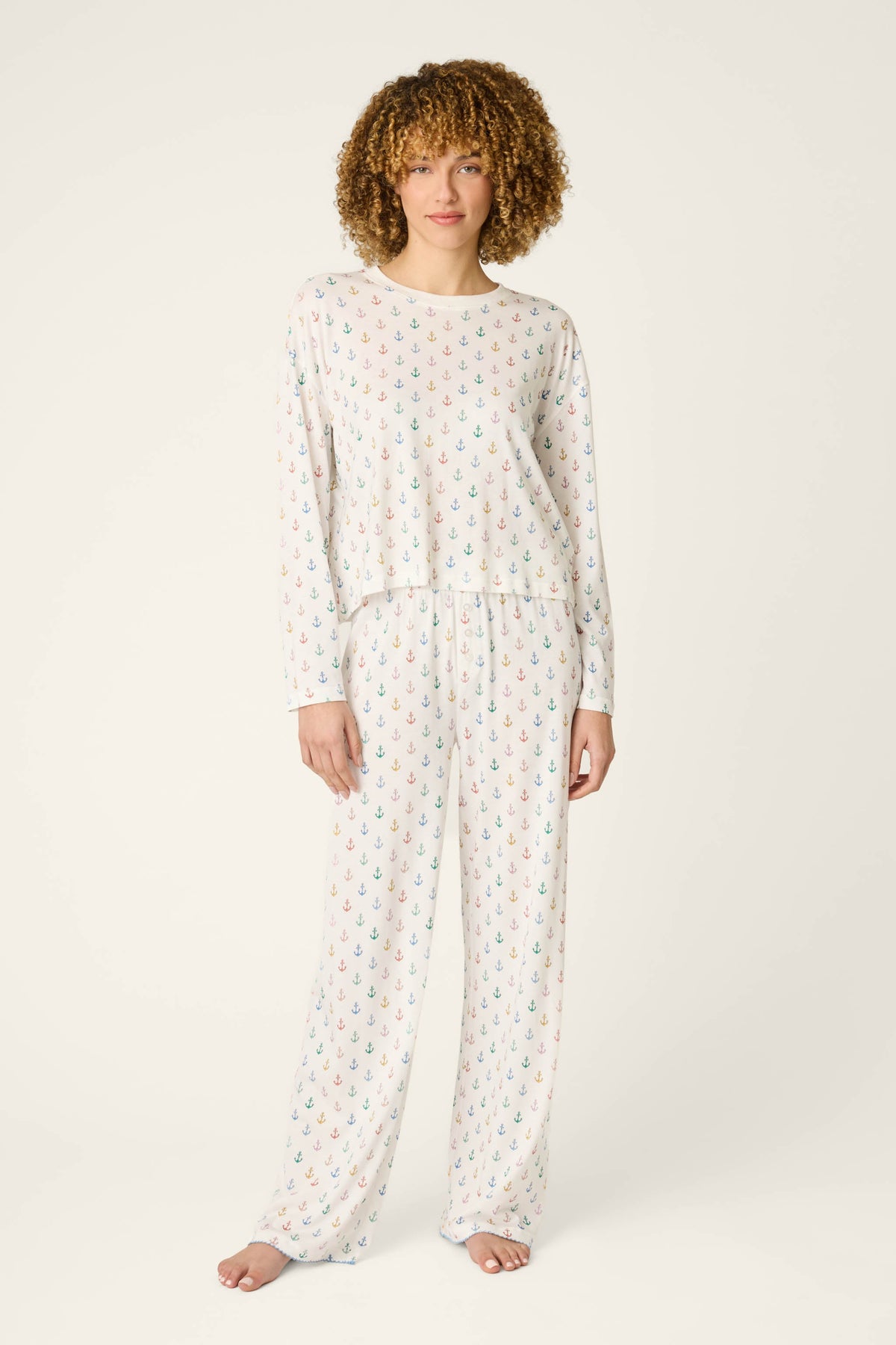 Meet Me By The Sea Anchors Aweigh Pajama Pants