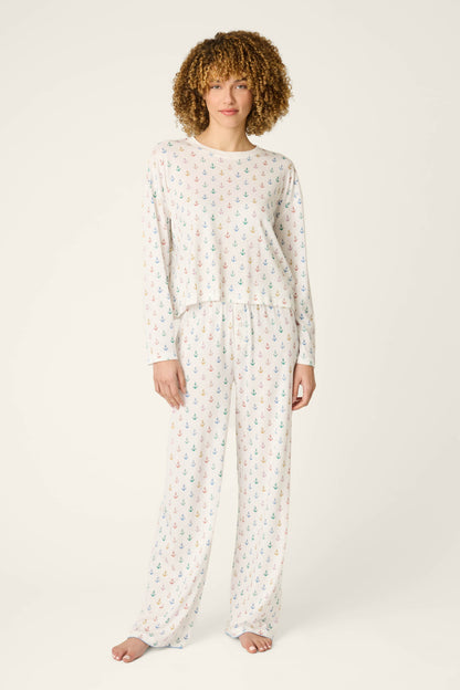 Meet Me By The Sea Anchors Aweigh Pajama Pants
