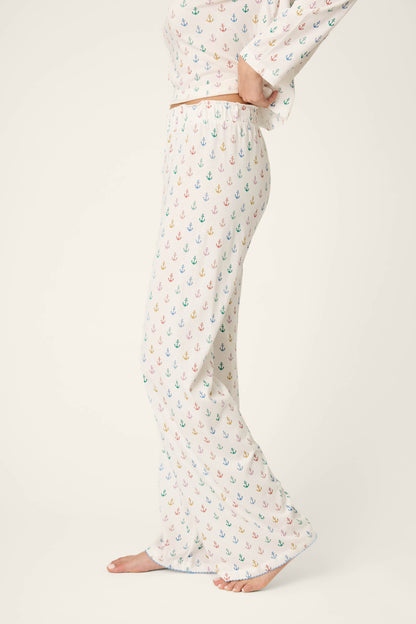 Meet Me By The Sea Anchors Aweigh Pajama Pants