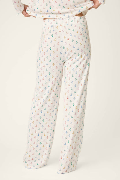 Meet Me By The Sea Anchors Aweigh Pajama Pants