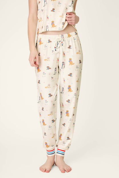 Red, White, & Woof Patriotic Pups Banded Pants