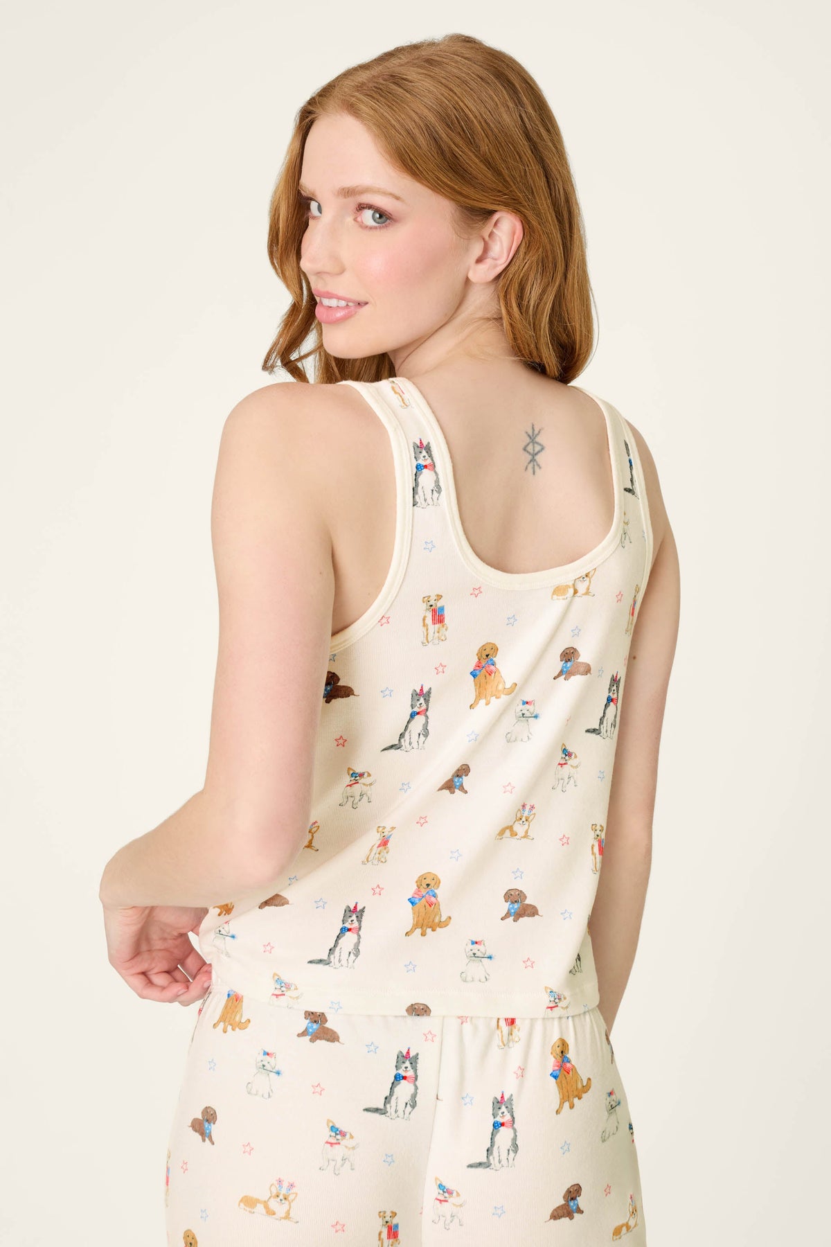 Red, White, & Woof Patriotic Pups Tank Top