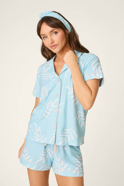 The Coastal Club Crystal Waters 3-Piece Short PJ Set
