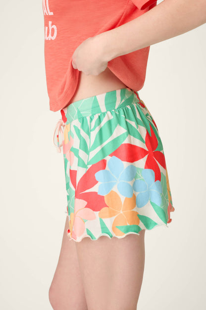 The Coastal Club Sunset Blooms Sleep Shorts