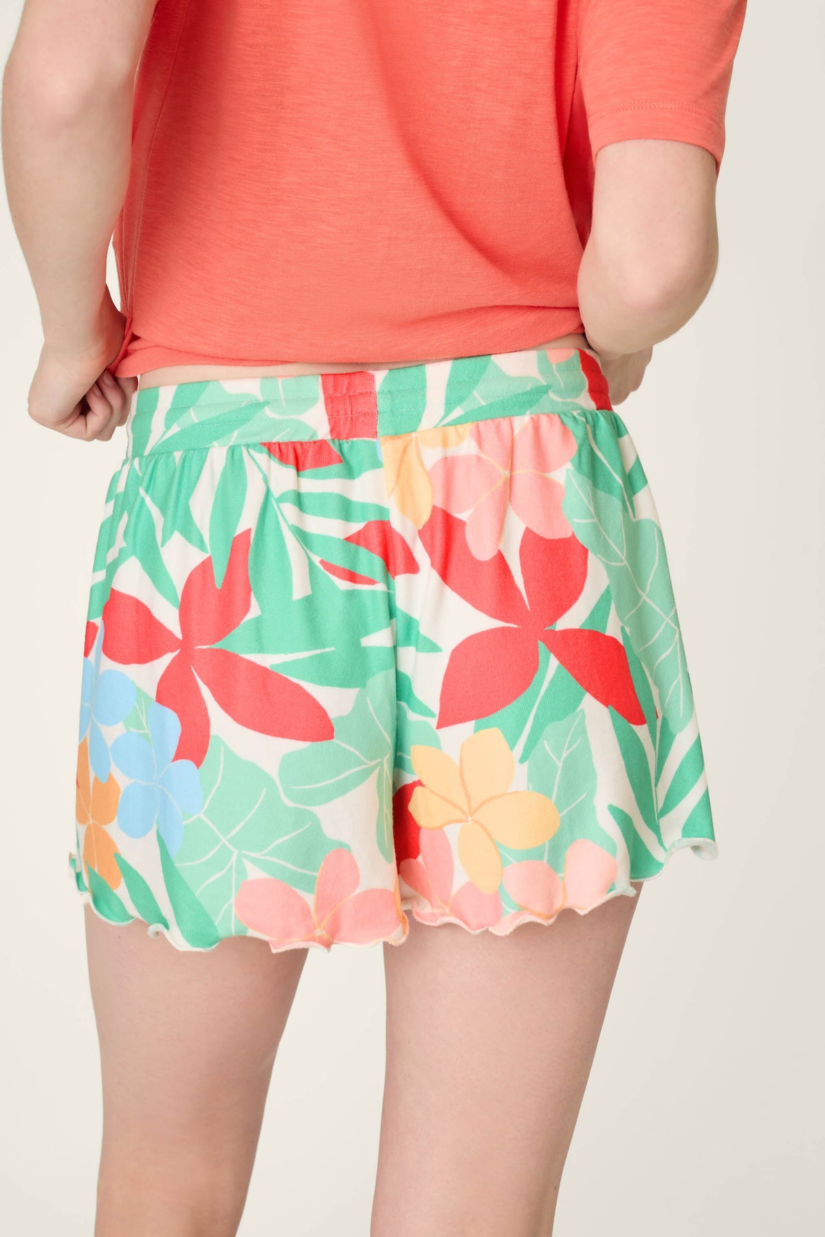 The Coastal Club Sunset Blooms Sleep Shorts