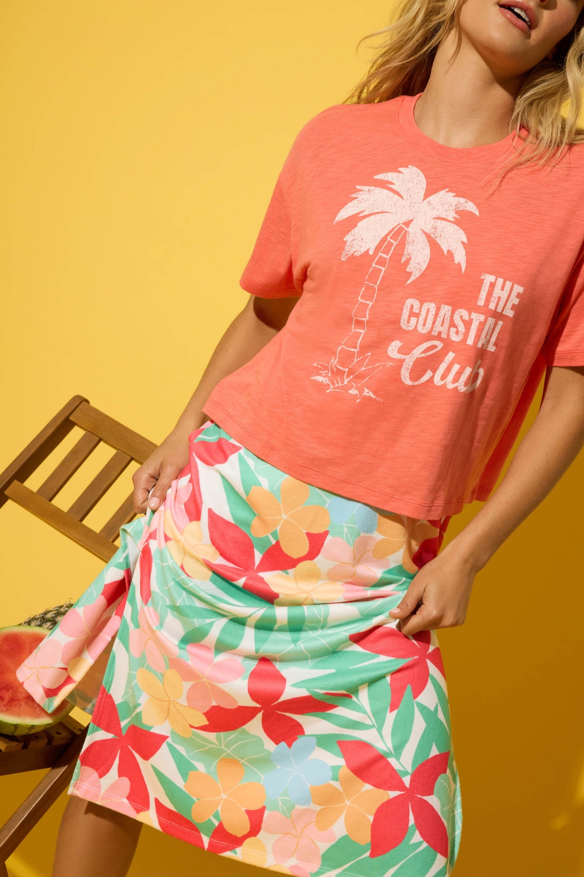 The Coastal Club Graphic Print T-Shirt