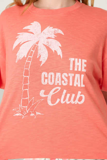 The Coastal Club Graphic Print T-Shirt