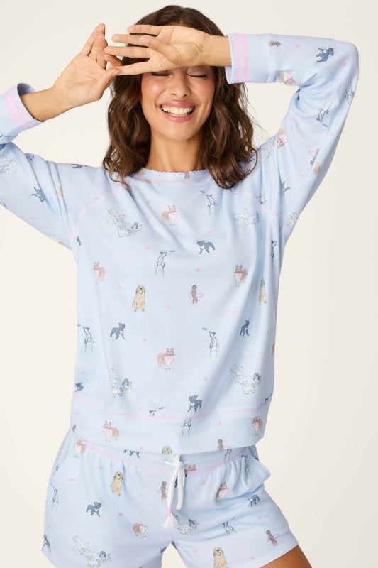 Bark Park Fetch & Frolic Long Sleeve Top