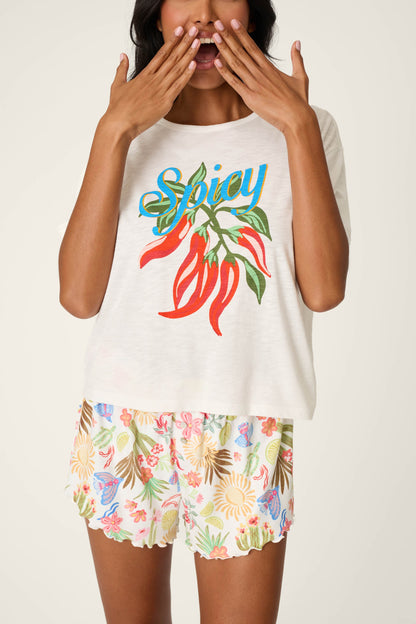 Feelin’ Prickly Spicy Chili Graphic T-Shirt