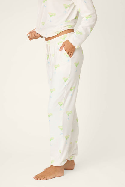Margarita Mama Spicy Sips Banded Pants