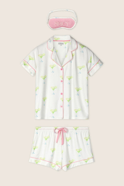 Margarita Mama Spicy Sips 3-Piece Short PJ Set