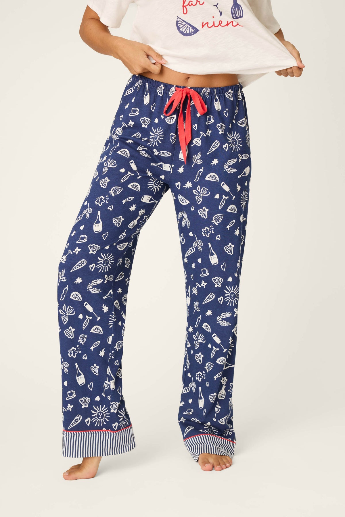 Playful Prints Al Fresco Bistro Pajama Pants